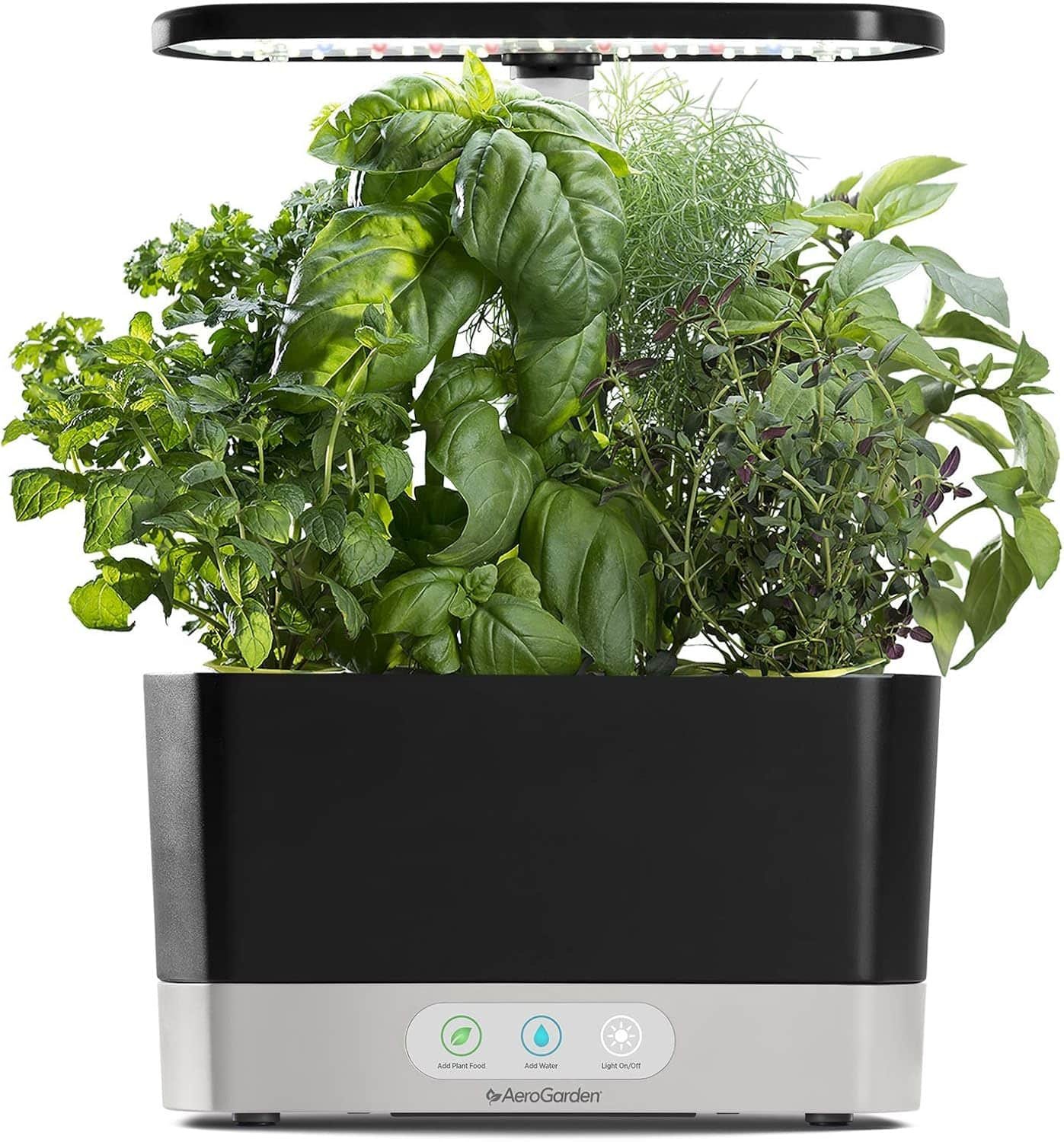 AeroGarden Black Harvest Indoor Hydroponic Garden