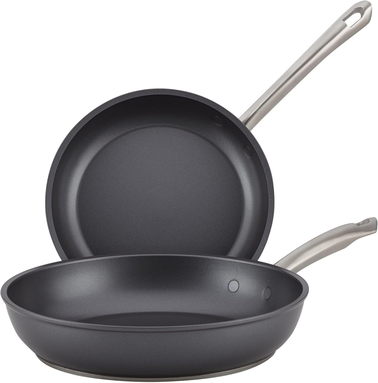 Anolon Moonstone Forged Hard Anodized Frying Pan 2-Piece Set