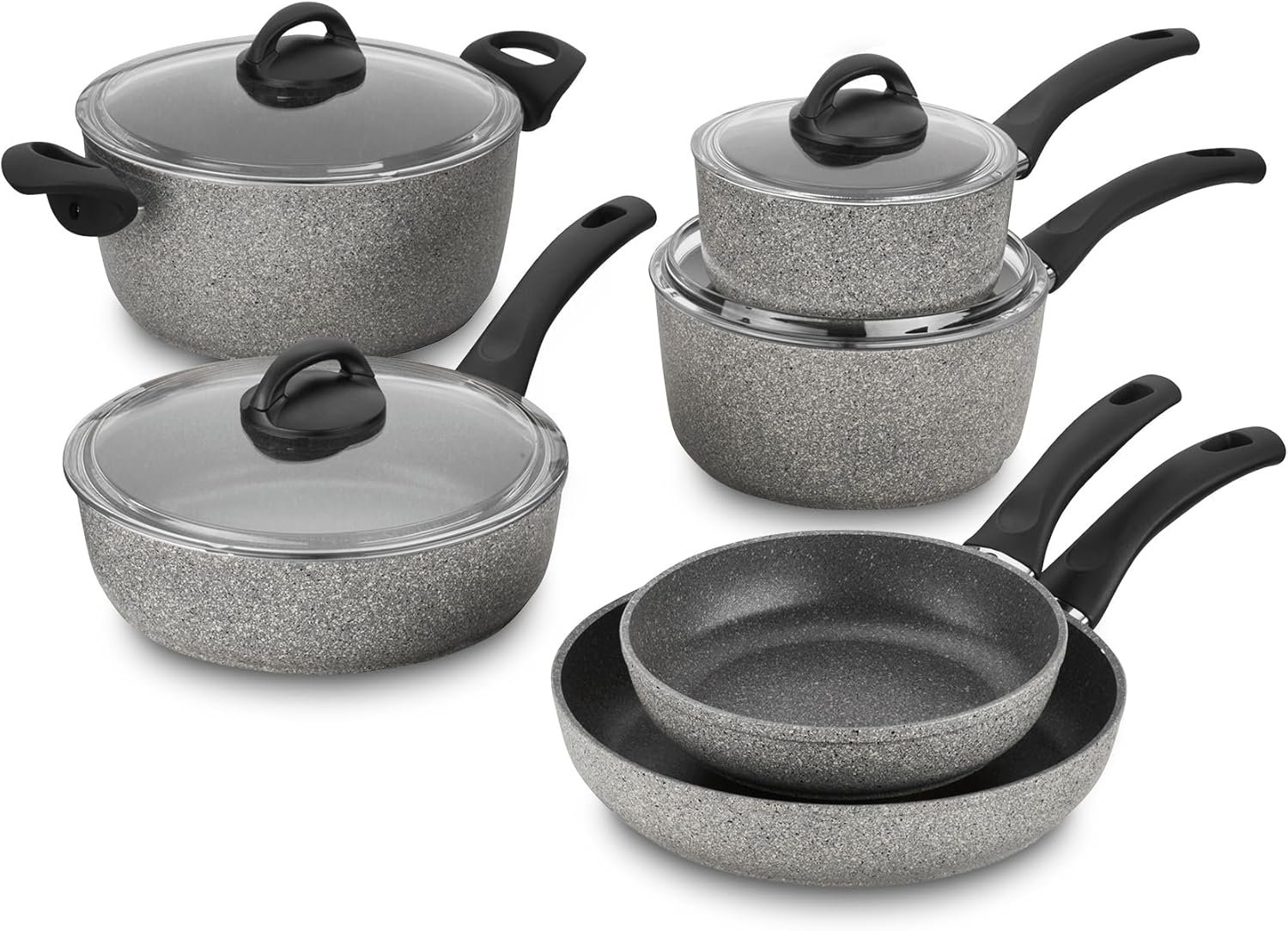 Ballarini Parma Aluminum Nonstick 10-Piece Cookware Set
