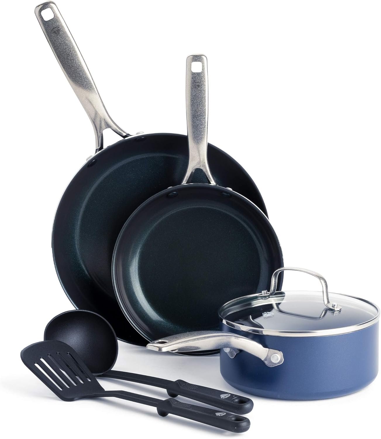 Blue Diamond 6-Piece Ceramic Nonstick Set
