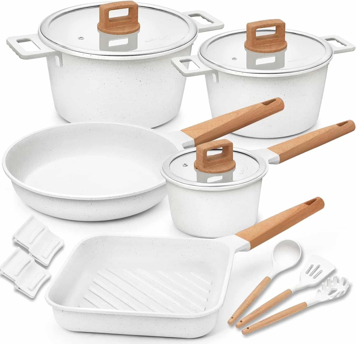 COOKLOVER Ceramic Nonstick Cookware 13-Piece Set