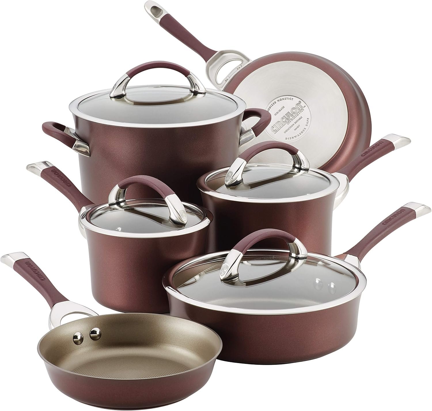 Circulon Symmetry 10-Piece Hard Anodized Nonstick Set