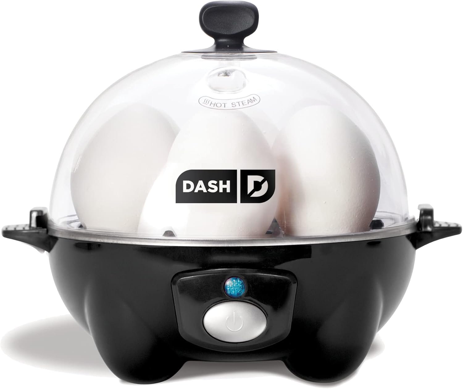 DASH black Rapid 6 Capacity Electric Cooker