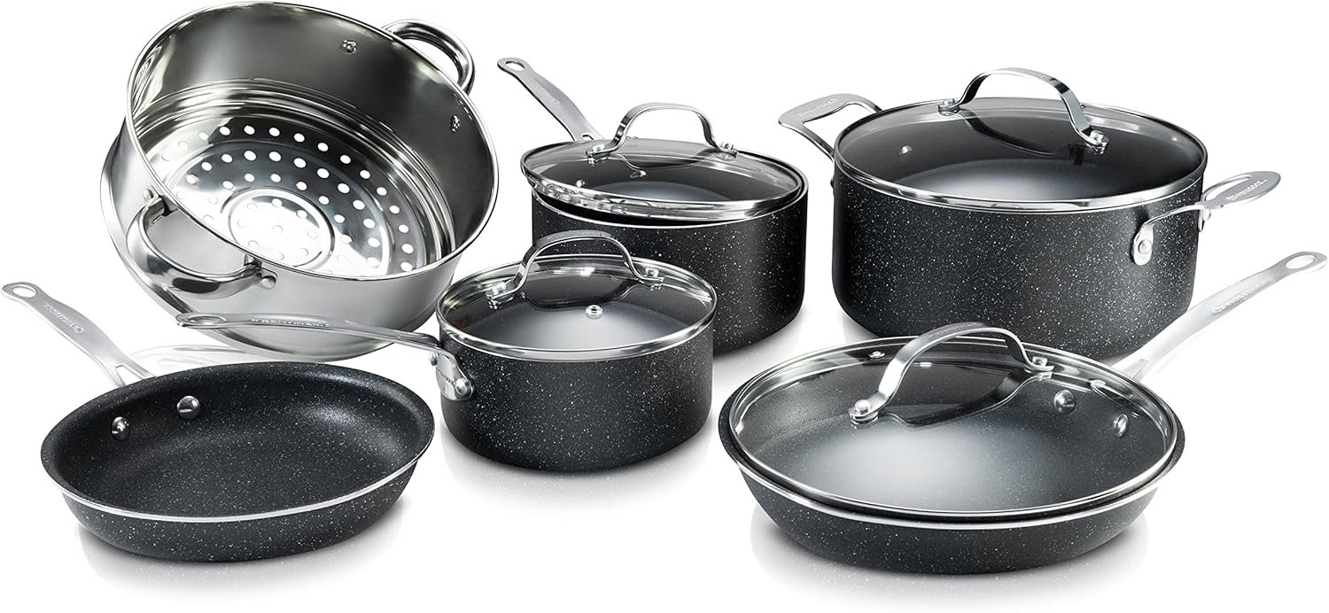 Granitestone Nonstick 10-Piece Cookware Set
