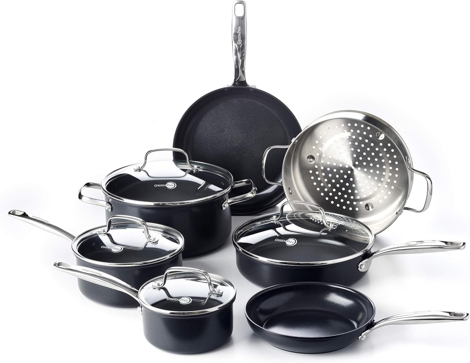 GreenPan Prime Midnight 11-Piece Ceramic Set