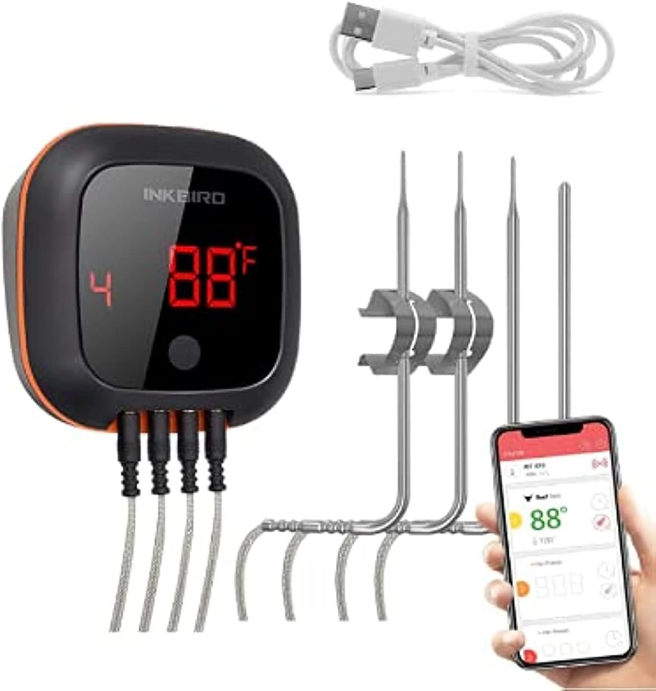 Inkbird Bluetooth Wireless Grill BBQ Thermometer