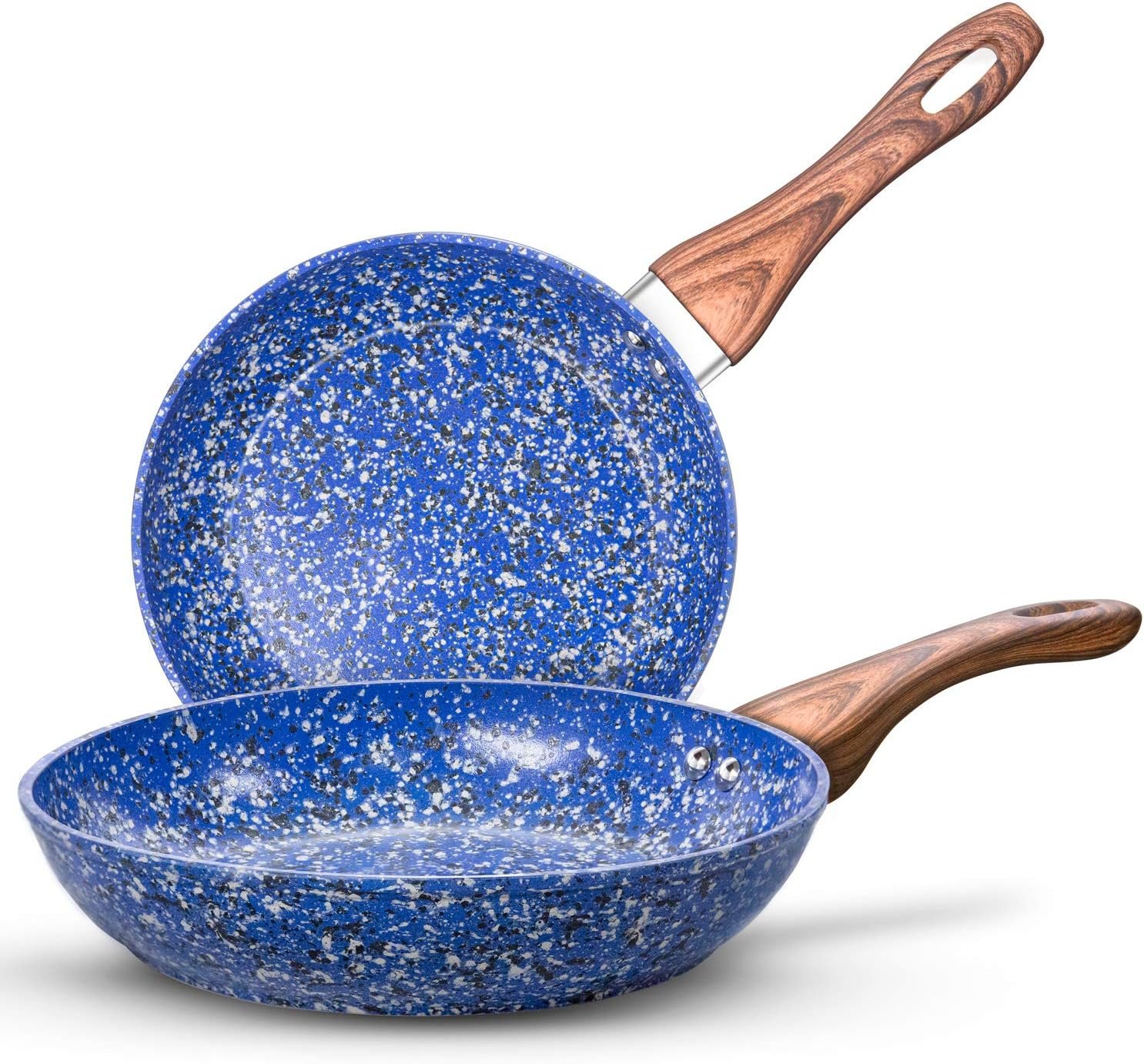 Michelangelo Granite Nonstick Skillet Set