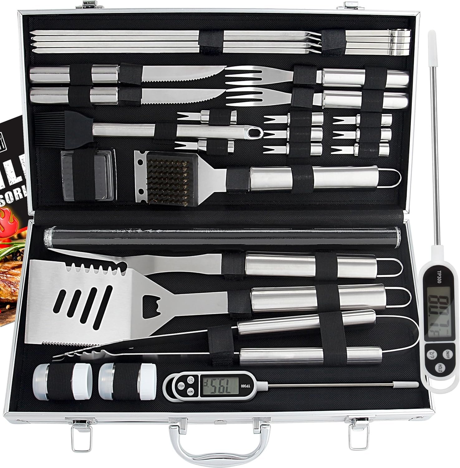 ROMANTICIST 28pc BBQ Accessories Set