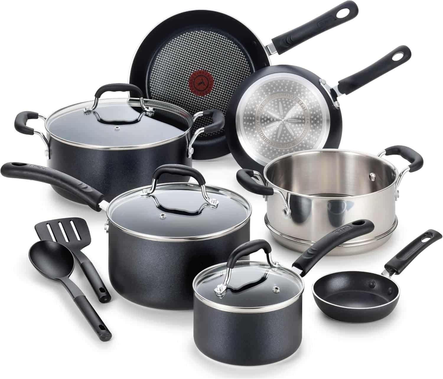 T-Fal Professional 12-Piece Nonstick Induction Base Set