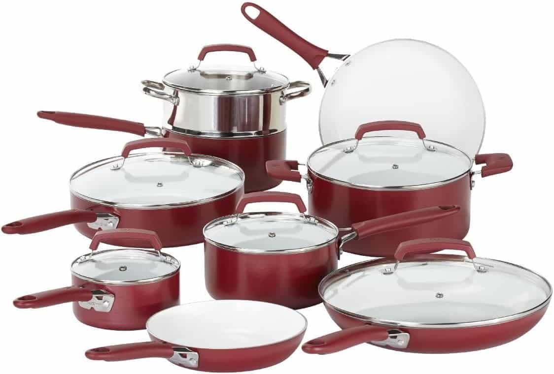 WearEver Pure Living Nonstick Ceramic Cookware 15-piece Set