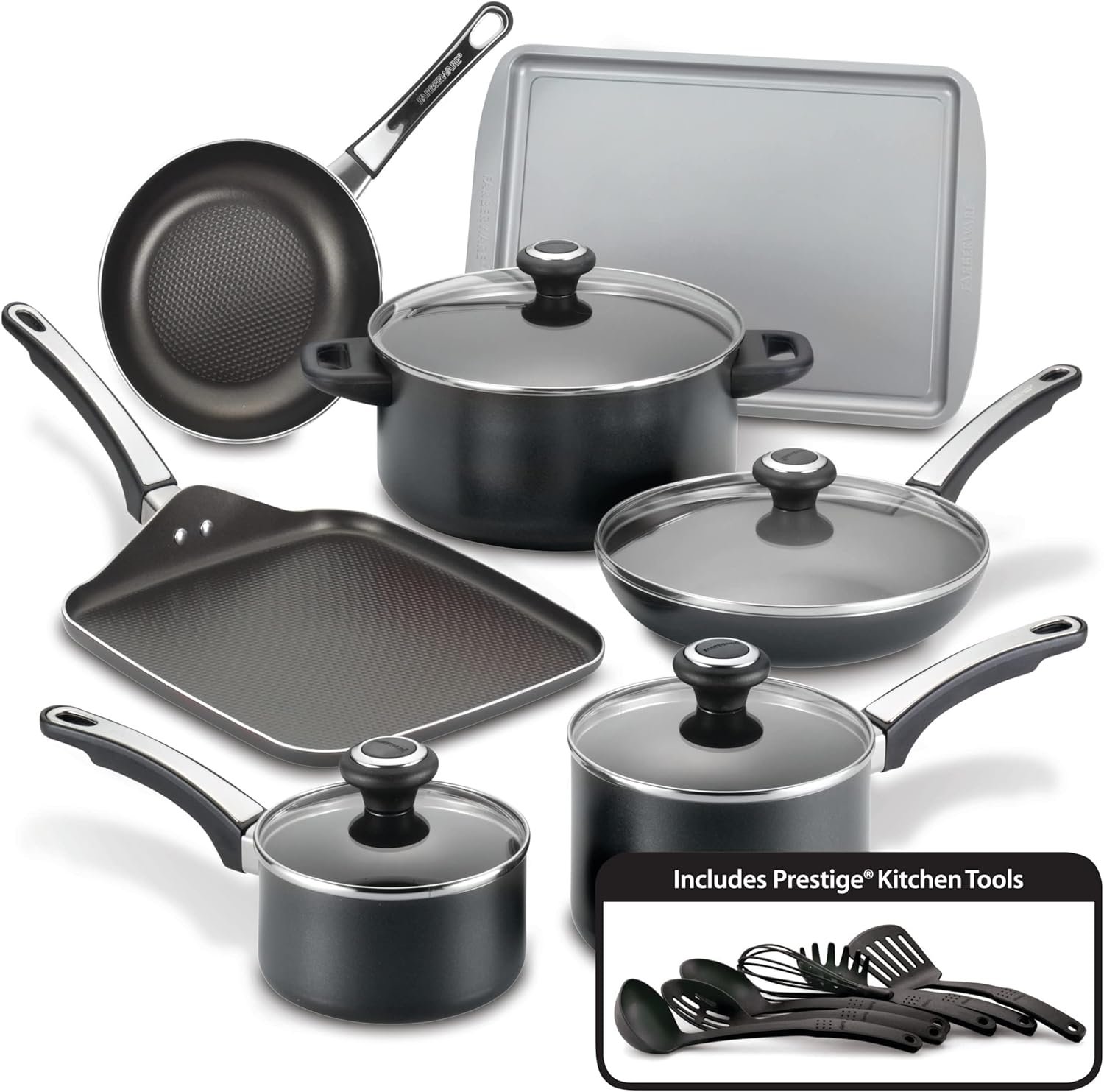 Farberware High Performance 17-Piece Nonstick Set