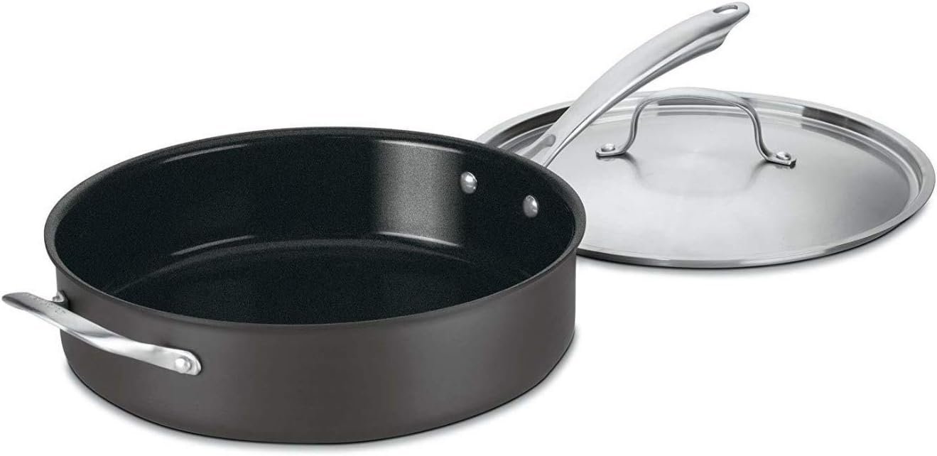 Cuisinart Green Gourmet Hard Anodized Nonstick Saute Pan