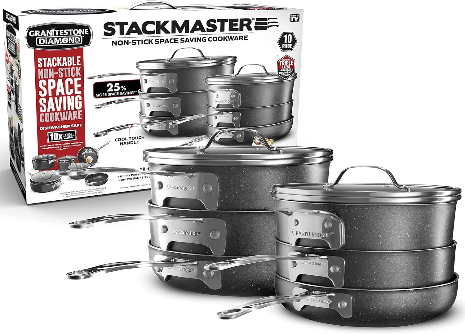 Granitstone Stackmaster 10-Piece